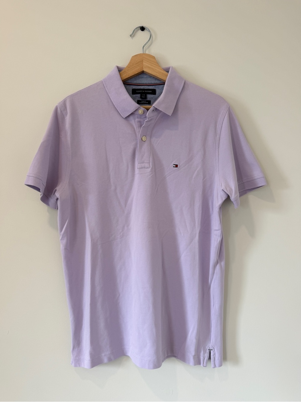 Tommy Hilfiger Men's Lavender Polo Shirt